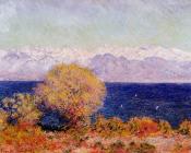 克劳德莫奈 - View of the Bay and Maritime Alps at Antibes